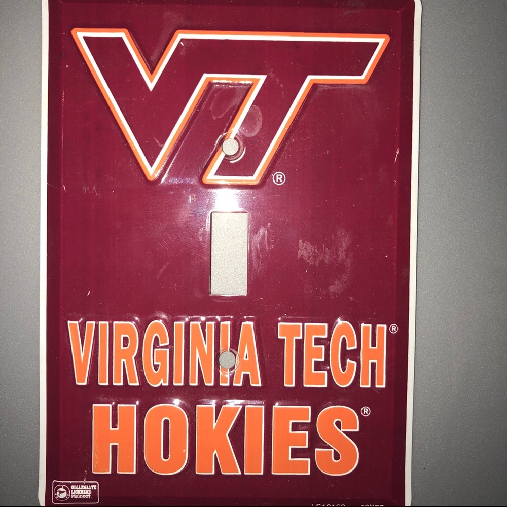 Virginia Tech light switch cover